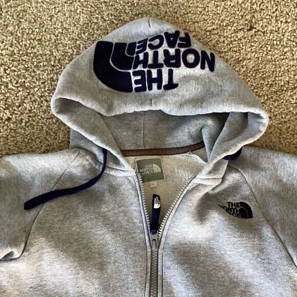 The North Face Full Zip Hoodie Sweatshirt Jacket Youth Large 12 - Picture 3 of 6